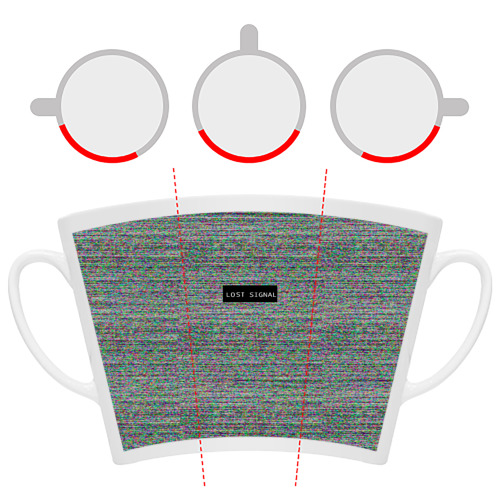 Кружка Латте Lost signal - фото 6