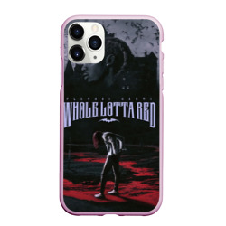 Чехол для iPhone 11 Pro Max матовый Playboi Carti, Whole Lotta Red