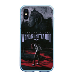 Чехол для iPhone XS Max матовый Playboi Carti, Whole Lotta Red