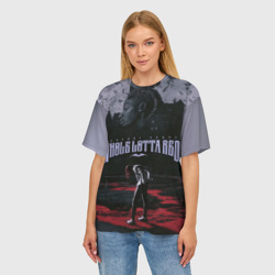 Женская футболка oversize 3D Playboi Carti, Whole Lotta Red - фото 2