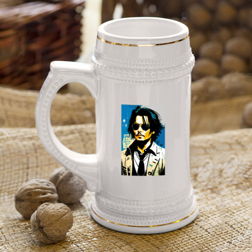 Кружка пивная Johnny Depp - celebrity - фото 4