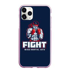 Чехол для iPhone 11 Pro Max матовый Fight ММА