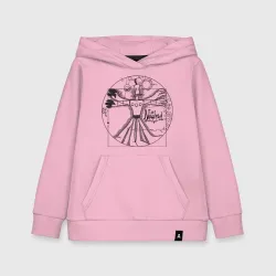 Детская толстовка хлопок Витрувианский Неверь в худо