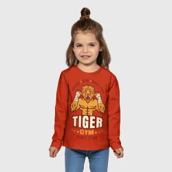Детский лонгслив 3D Tiger - боец - фото 2