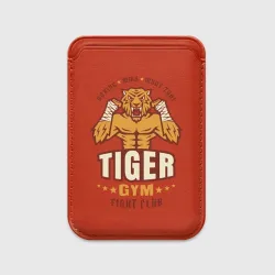 Картхолдер Magsafe магнитный Tiger - боец