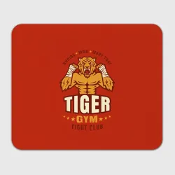 Прямоугольный коврик для мышки Tiger - боец