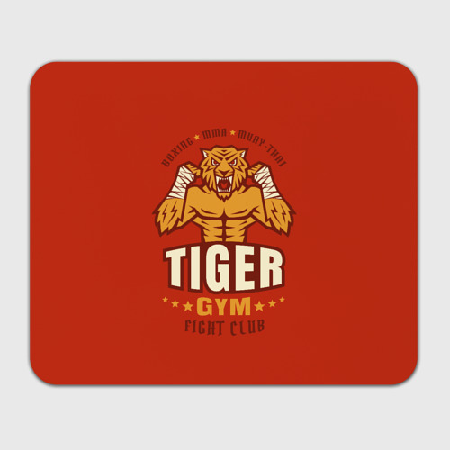 Прямоугольный коврик для мышки Tiger - боец