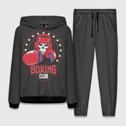 Женский костюм с толстовкой 3D Boxing club - боксёр