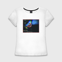 Женская футболка хлопок Slim Хагги Вагги в объективе камеры