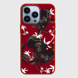 Чехол для iPhone 13 Pro Пальмы и Давид Микеланджело