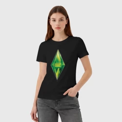 Женская футболка хлопок Знак персонажа Симс - фото 2