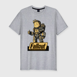 Мужская футболка хлопок Slim Vault boy in armor