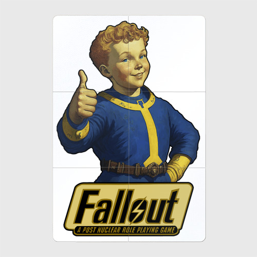 Магнитный плакат 2Х3 Real Vault boy