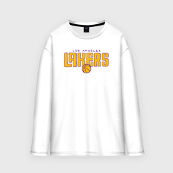 Женский лонгслив oversize хлопок NBA Lakers