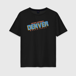 Женская футболка хлопок Oversize Denver west