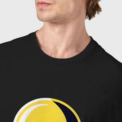 Мужская футболка хлопок с принтом Лампочка идеи, фото #4