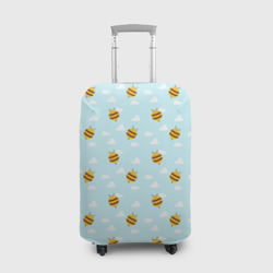 Чехол для чемодана 3D Паттерн облака и пчелы