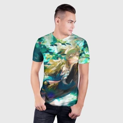 Мужская футболка 3D Slim Геншин Импакт: Кирара - фото 2