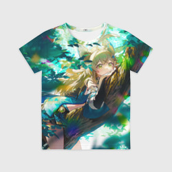 Детская футболка 3D Геншин Импакт: Кирара