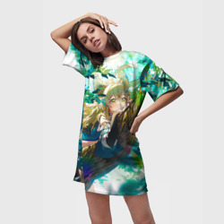 Платье-футболка 3D Геншин Импакт: Кирара - фото 2