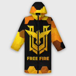 Мужской дождевик 3D Free Fire - gold gradient