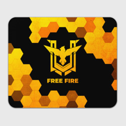 Прямоугольный коврик для мышки Free Fire - gold gradient