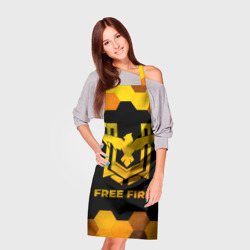 Фартук 3D Free Fire - gold gradient - фото 2