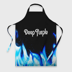 Фартук 3D Deep Purple blue fire