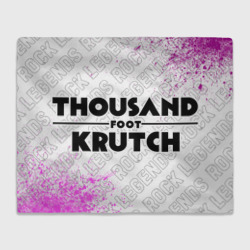 Плед 3D Thousand Foot Krutch rock Legends: надпись и символ