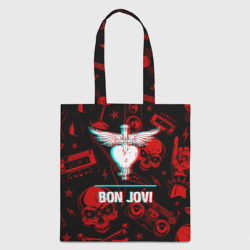 Шоппер 3D Bon Jovi rock glitch