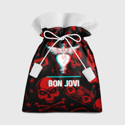 Подарочный 3D мешок Bon Jovi rock glitch