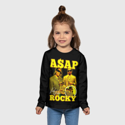 Детский лонгслив 3D ASAP Rocky, rapper - фото 2