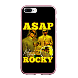 Чехол для iPhone 7Plus/8 Plus матовый ASAP Rocky, rapper