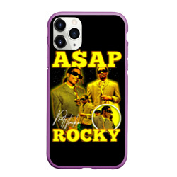 Чехол для iPhone 11 Pro Max матовый ASAP Rocky, rapper