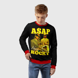 Детский свитшот 3D ASAP Rocky, rapper - фото 2