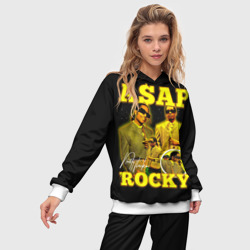 Женский костюм с толстовкой 3D ASAP Rocky, rapper - фото 2