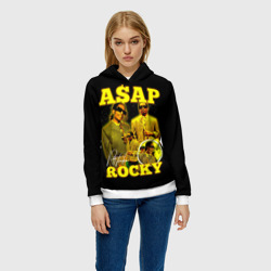 Женская толстовка 3D ASAP Rocky, rapper - фото 2