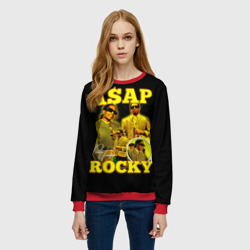 Женский свитшот 3D ASAP Rocky, rapper - фото 2