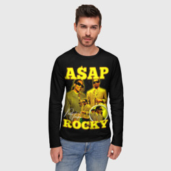 Мужской лонгслив 3D ASAP Rocky, rapper - фото 2