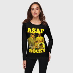 Женский лонгслив 3D ASAP Rocky, rapper - фото 2