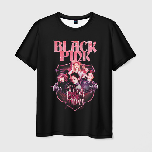Мужская футболка 3D Blackpink k-pop, Блэкпинк, цвет 3D печать