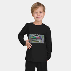 Детская пижама с лонгсливом хлопок Сбоящий экран телевизора - фото 2