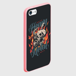 Чехол для iPhone 5/5S матовый Heavy metal music - фото 2