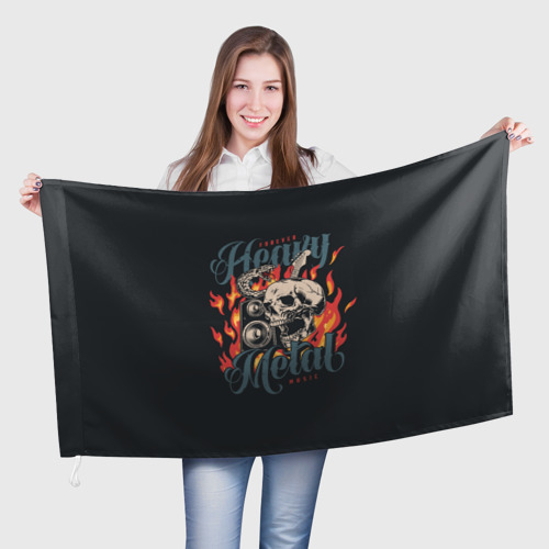 Флаг 3D Heavy metal music
