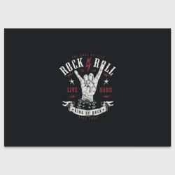 Поздравительная открытка Rock and roll - жест козы