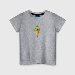 Детская футболка хлопок Фисташковое мороженое кричащий монстр