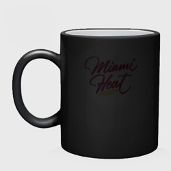 Кружка хамелеон Miami Heat fan - фото 2