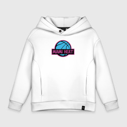 Детское худи Oversize хлопок Miami Heat team