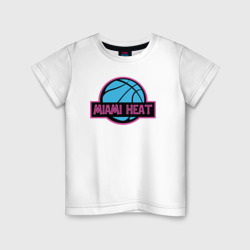 Детская футболка хлопок Miami Heat team