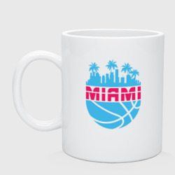Кружка керамическая Miami city